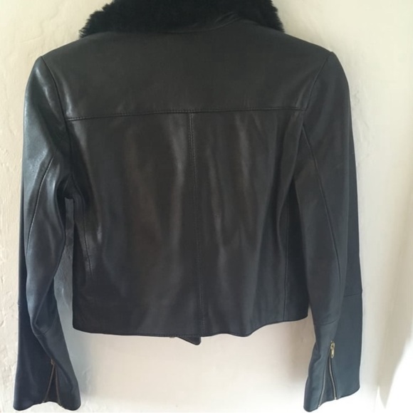 Club Monaco Kenzie Leather Jacket - Picture 3 of 5